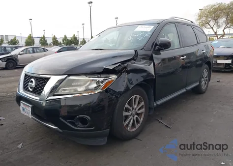 2015 Nissan Pathfinder S from USA, damaged, VIN 5N1AR2MN2FC701492